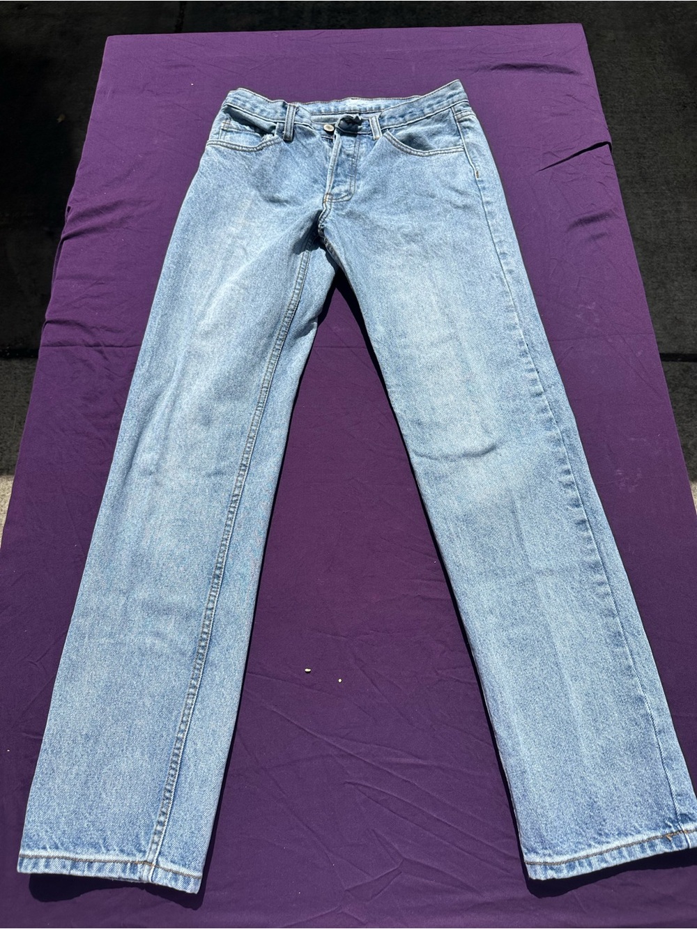 Brandy Melville Light Blue Straight Leg Jeans